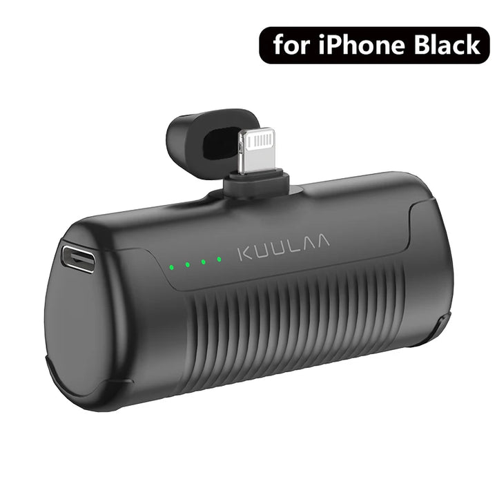 KUULAA Mini Power Bank 4500mAh - Portable Charger