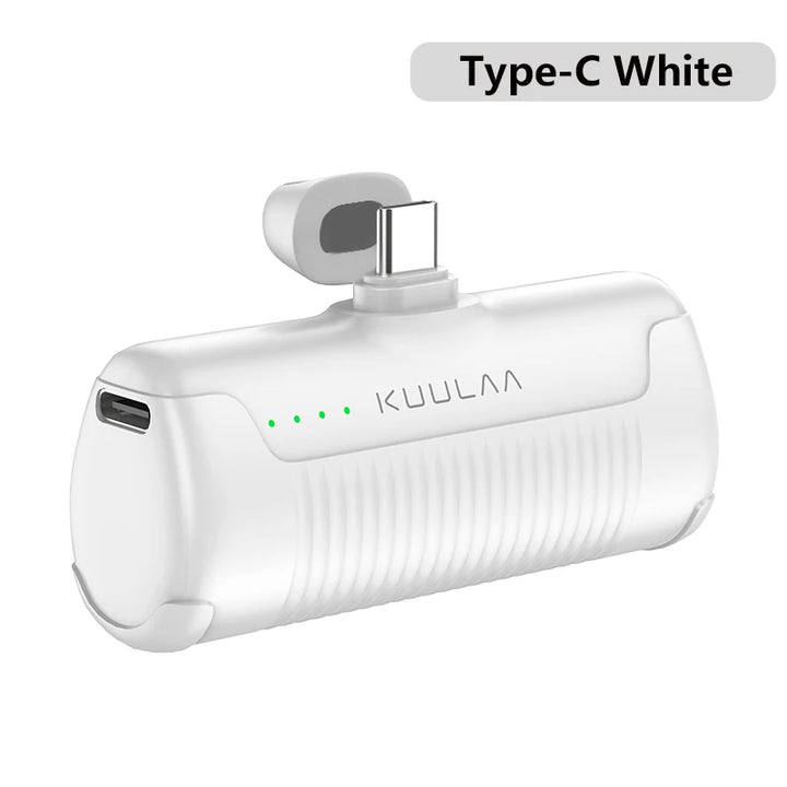 KUULAA Mini Power Bank 4500mAh - Portable Charger