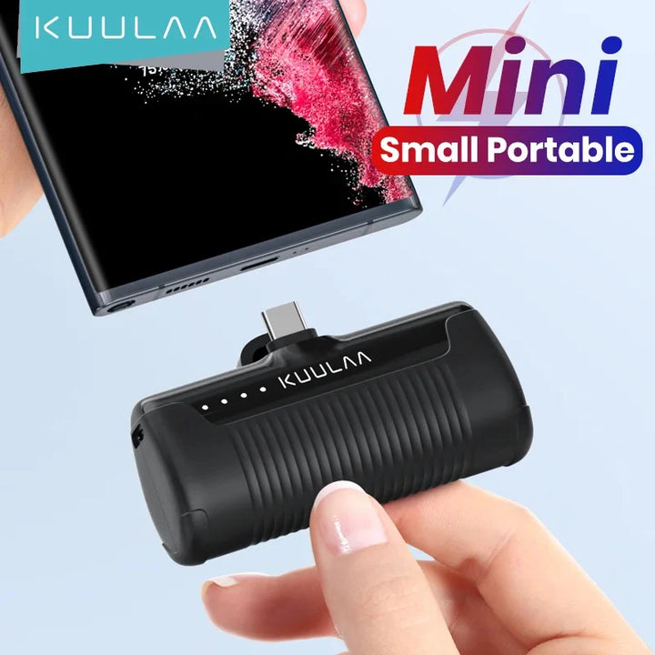 KUULAA Mini Power Bank 4500mAh - Portable Charger