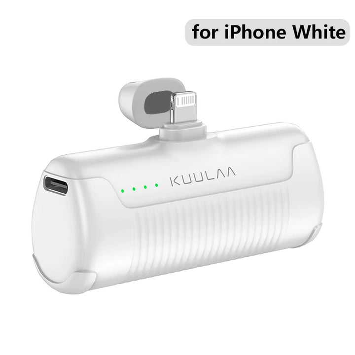 KUULAA Mini Power Bank 4500mAh - Portable Charger