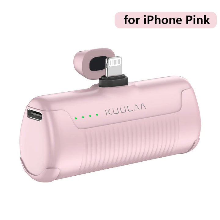 KUULAA Mini Power Bank 4500mAh - Portable Charger