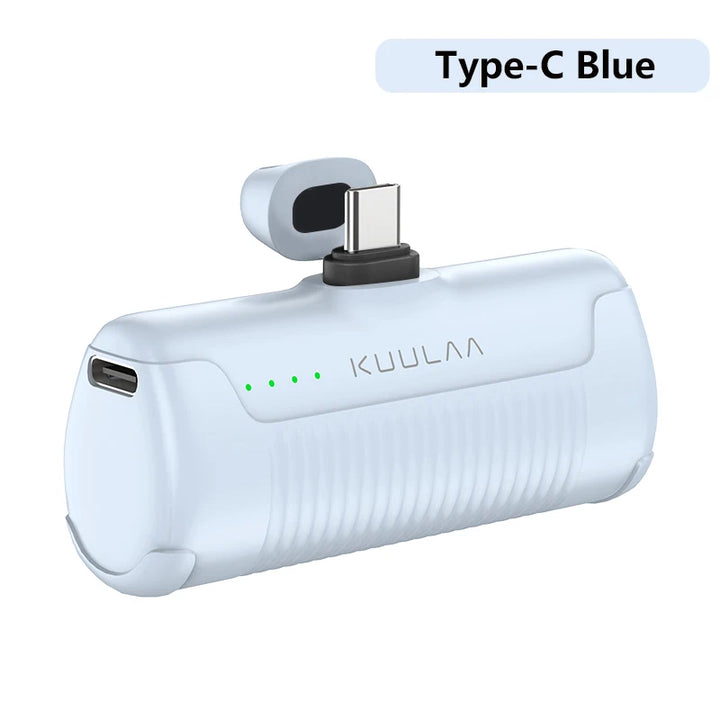 KUULAA Mini Power Bank 4500mAh - Portable Charger